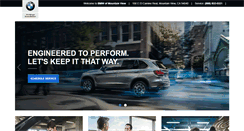 Desktop Screenshot of mountainviewbmwservice.com