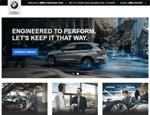 Tablet Screenshot of mountainviewbmwservice.com
